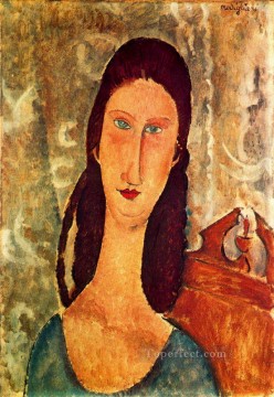 Retrato de Jeanne Hebuterne 1919 1 Amedeo Modigliani Pinturas al óleo